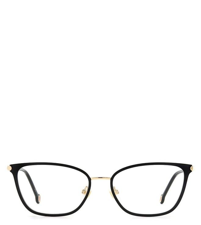 carolina herrera 106102rhl5517 rectangular eyewear frames for women