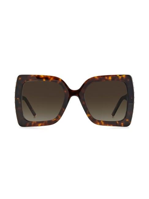 carolina herrera 20495708655ha brown butterfly sunglasses