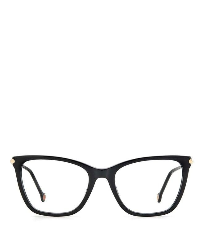 carolina herrera frmch00288075318 black cat eye eyewear frames for women