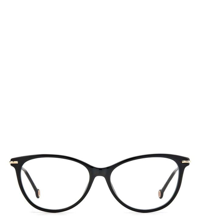 carolina herrera frmch00438075315 black cat eye eyewear frames for women