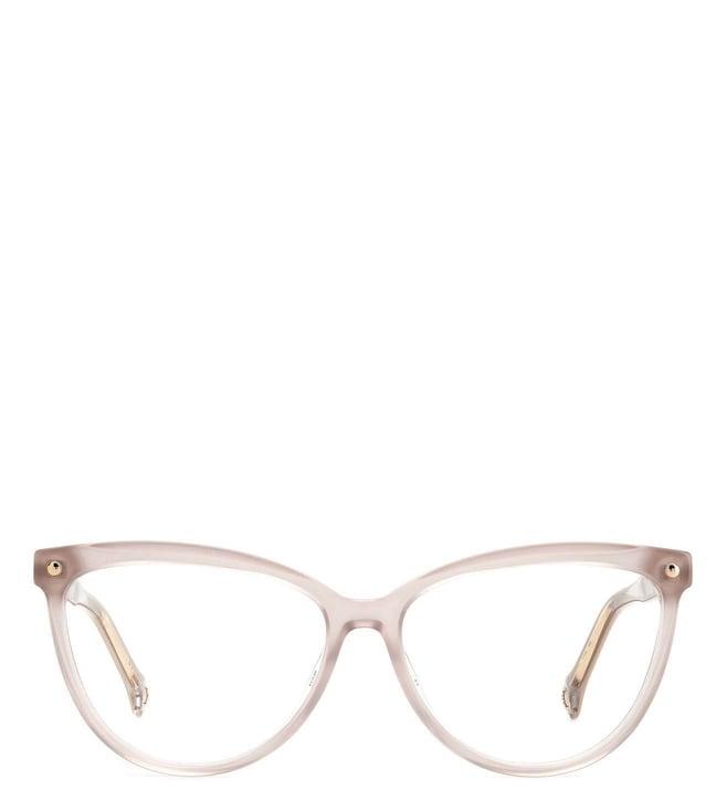 carolina herrera frmher0085fwm5614 nude cat eye eyewear frames for women