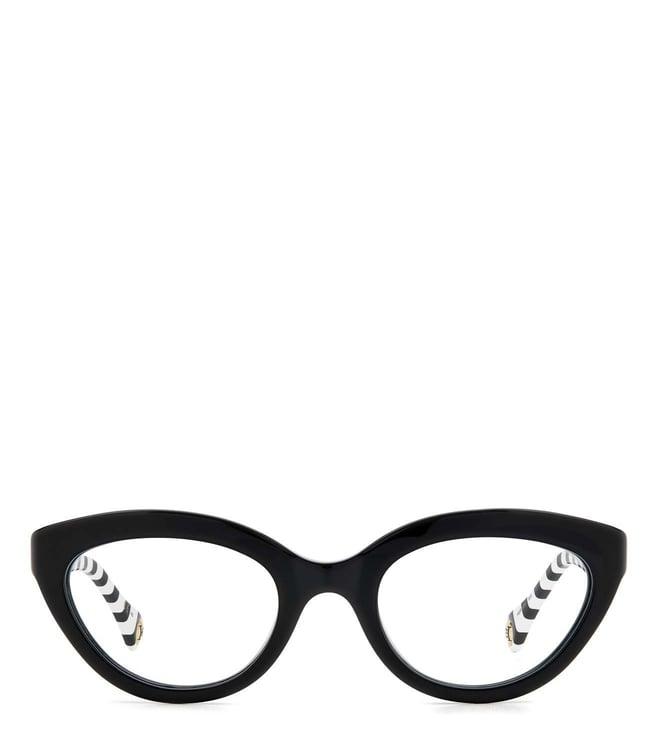 carolina herrera frmher009080s5021 black white cat eye eyewear frames for women