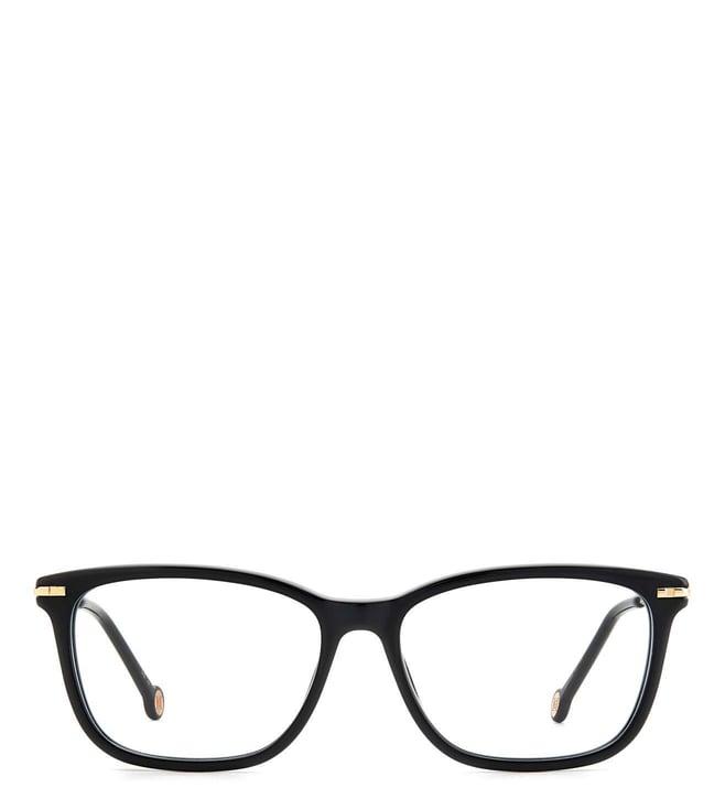 carolina herrera frmher01028075215 black rectangular eyewear frames for women