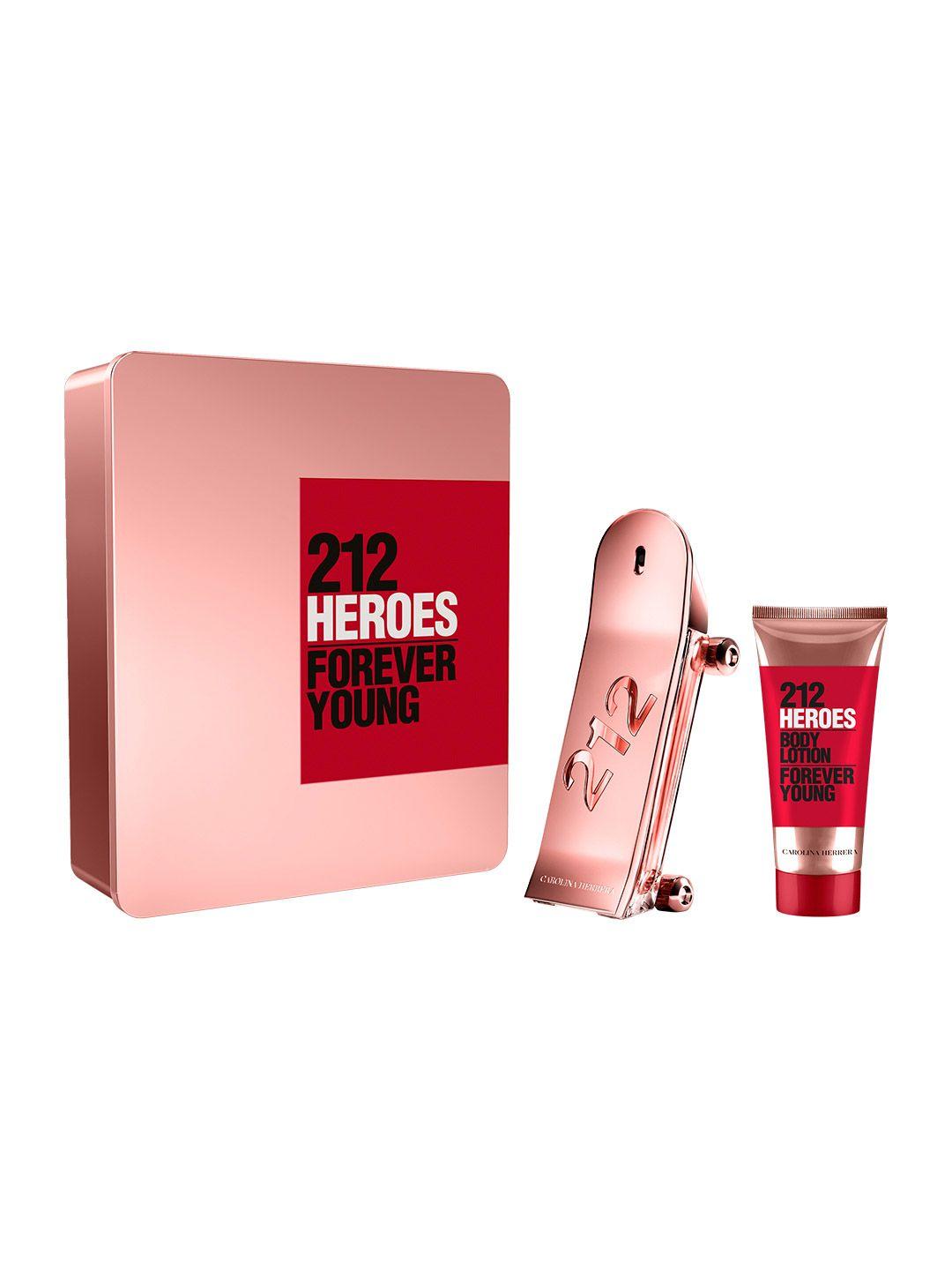 carolina herrera women 212 heroes forever young eau de parfum with body lotion