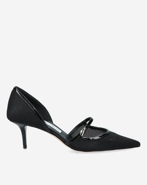 carolyn mesh strap pumps