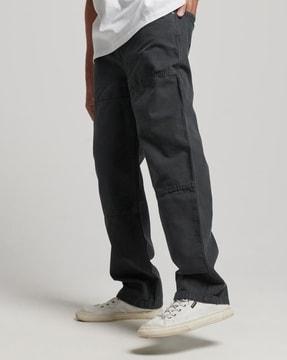 carpenter flat-front regular fit pants