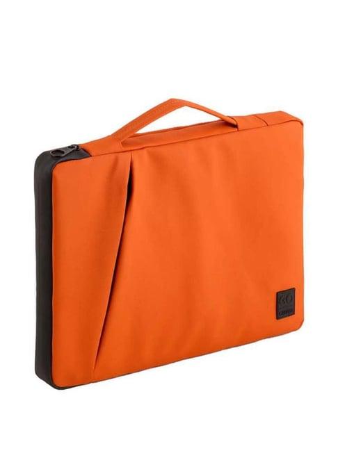carpisa orange solid laptop sleeves