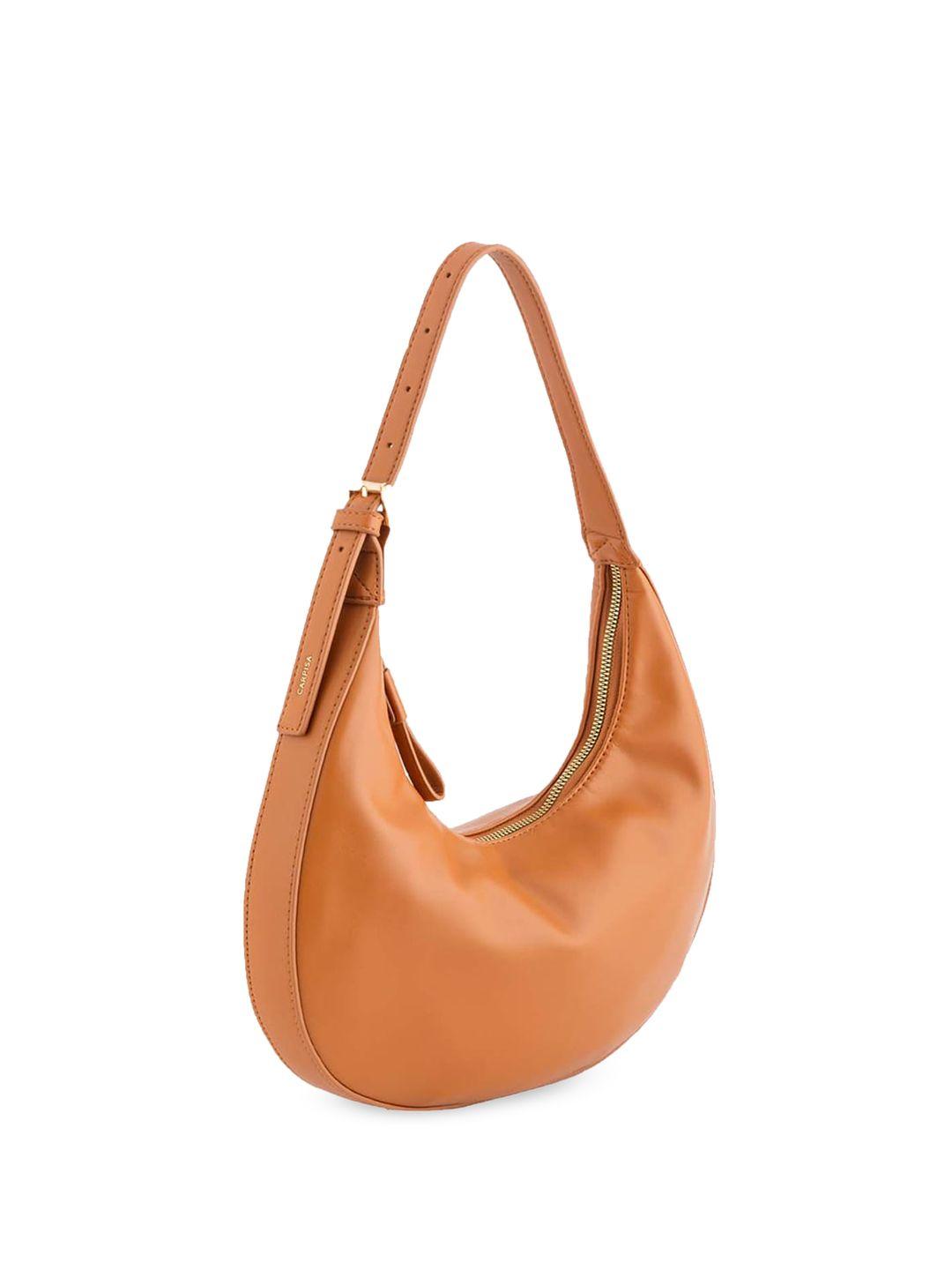 carpisa leather half moon hobo bag