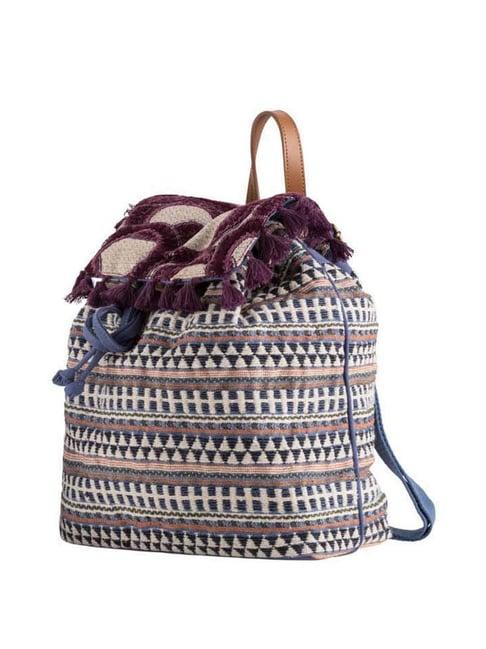 carpisa multicolor fabric medium backpack