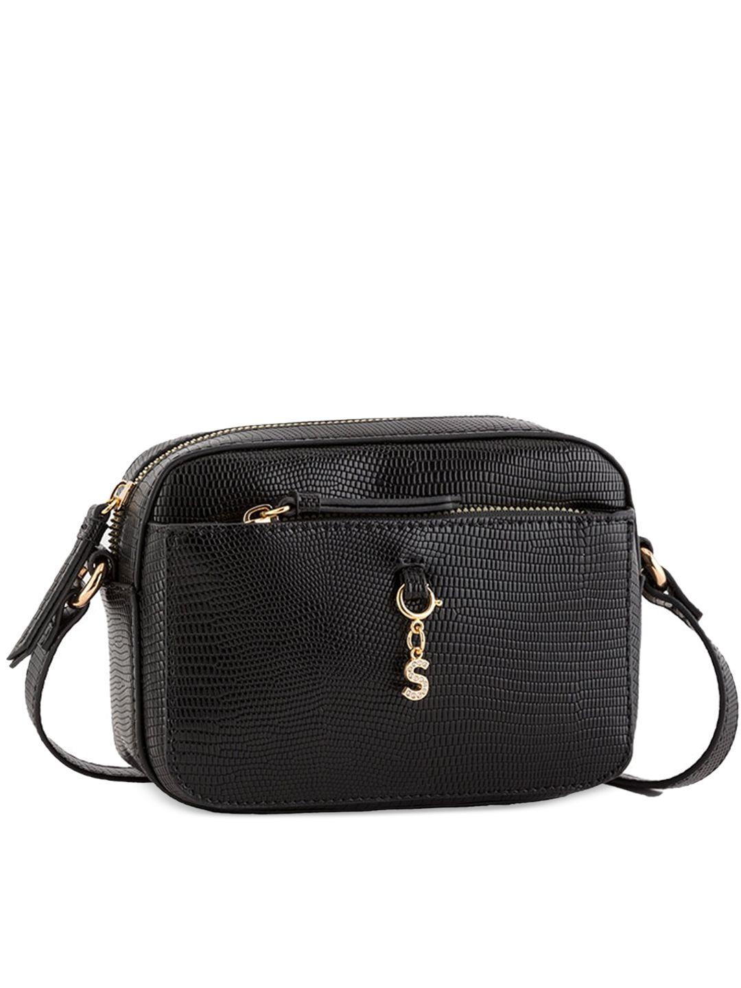 carpisa textured structured sling bag