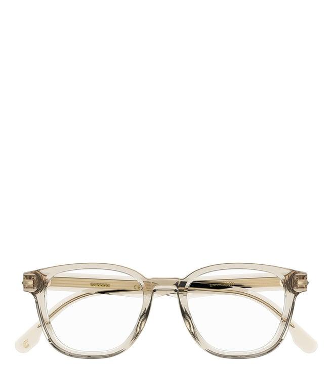 carrera 10813010a5021 beige oval eye frames for men