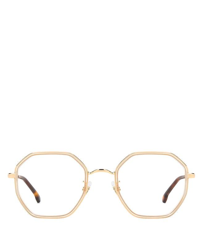 carrera 108187ham5122 gold geometric eye frames for women