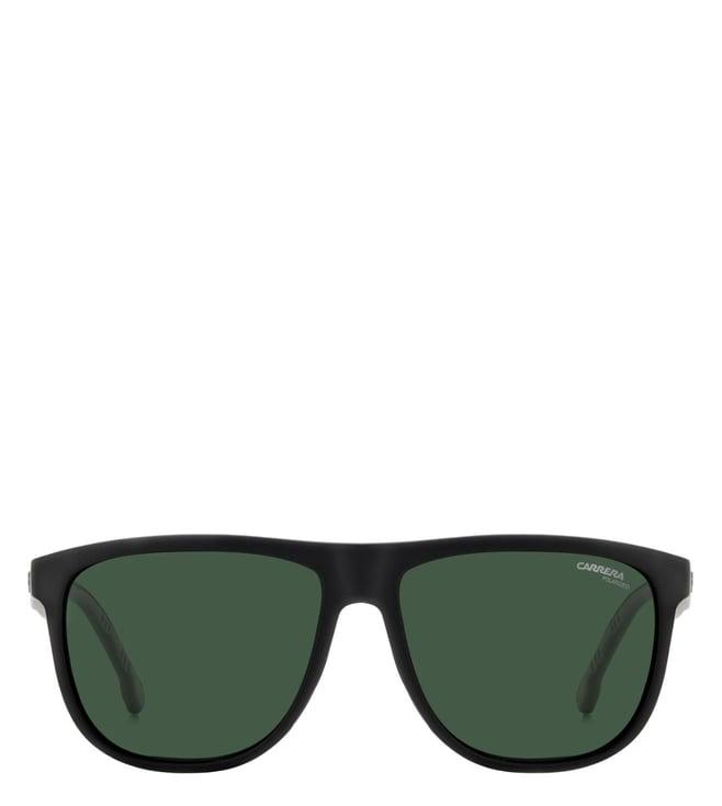 carrera 20582300358uc green uv protected rectangular sunglasses for men