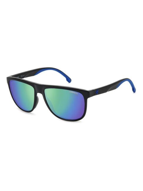 carrera blue rectangular uv protection sunglasses for men