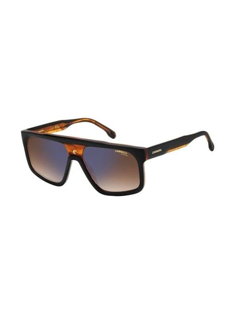 carrera blue square polarised and uv protected lens unisex sunglasses