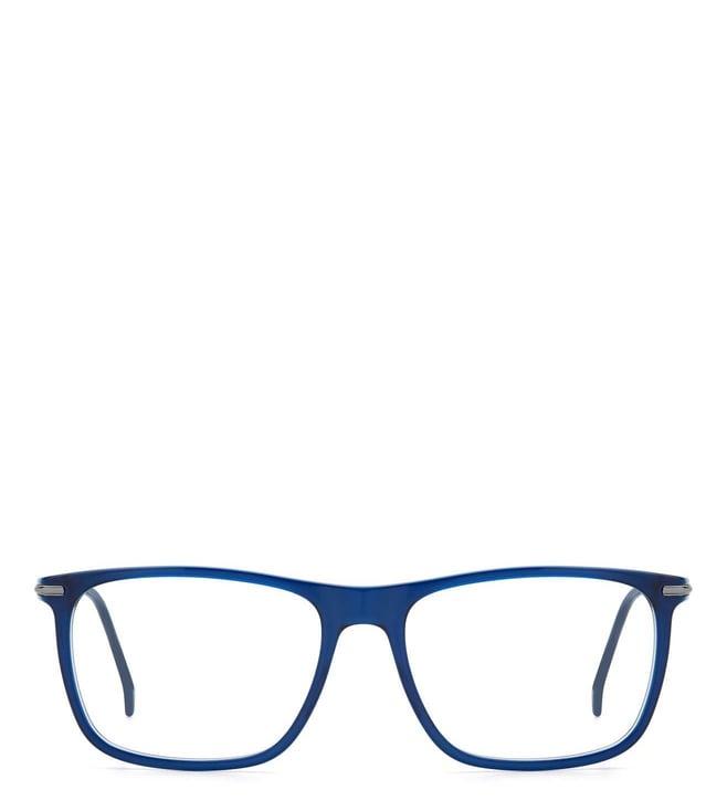 carrera frm carrera 289 pjp 5417 blue rectangular eyewear frames for men