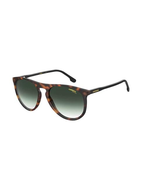 carrera green fashion pilot unisex sunglasses