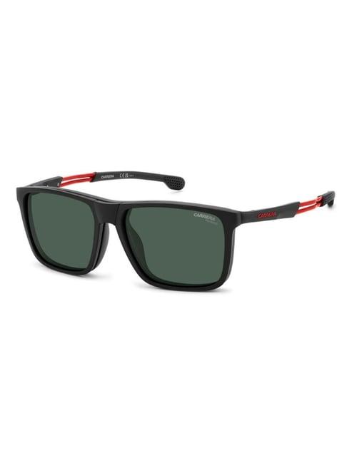 carrera green rectangular uv protection sunglasses for men