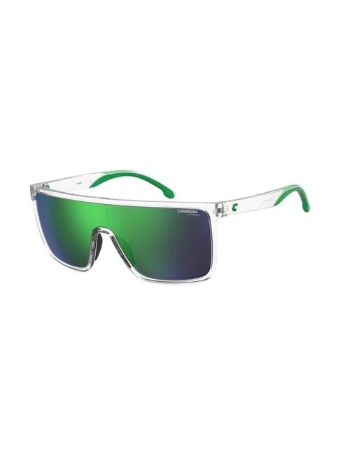 carrera green shield polarised and uv protected lens sunglasses for men