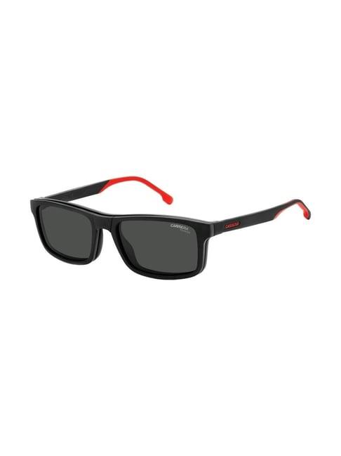 carrera grey rectangular polarised and uv protected lens sunglasses for men