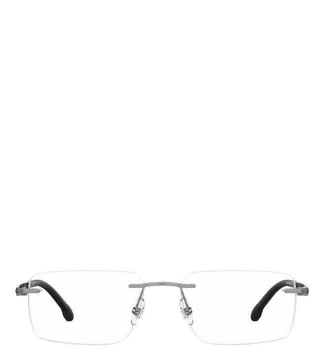 carrera ira233gr55 gunmetal rectangular eyewear frames for men