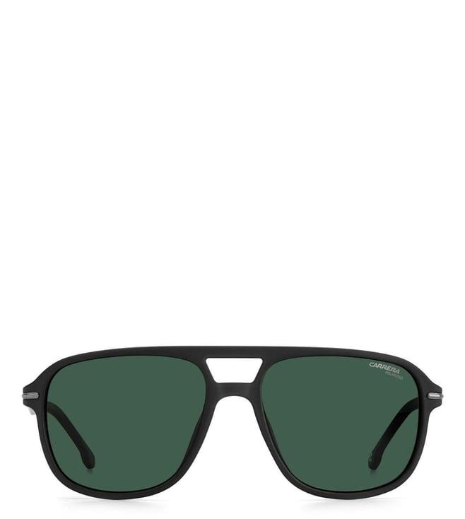 carrera ira357mb56 green aviator sunglasses for men