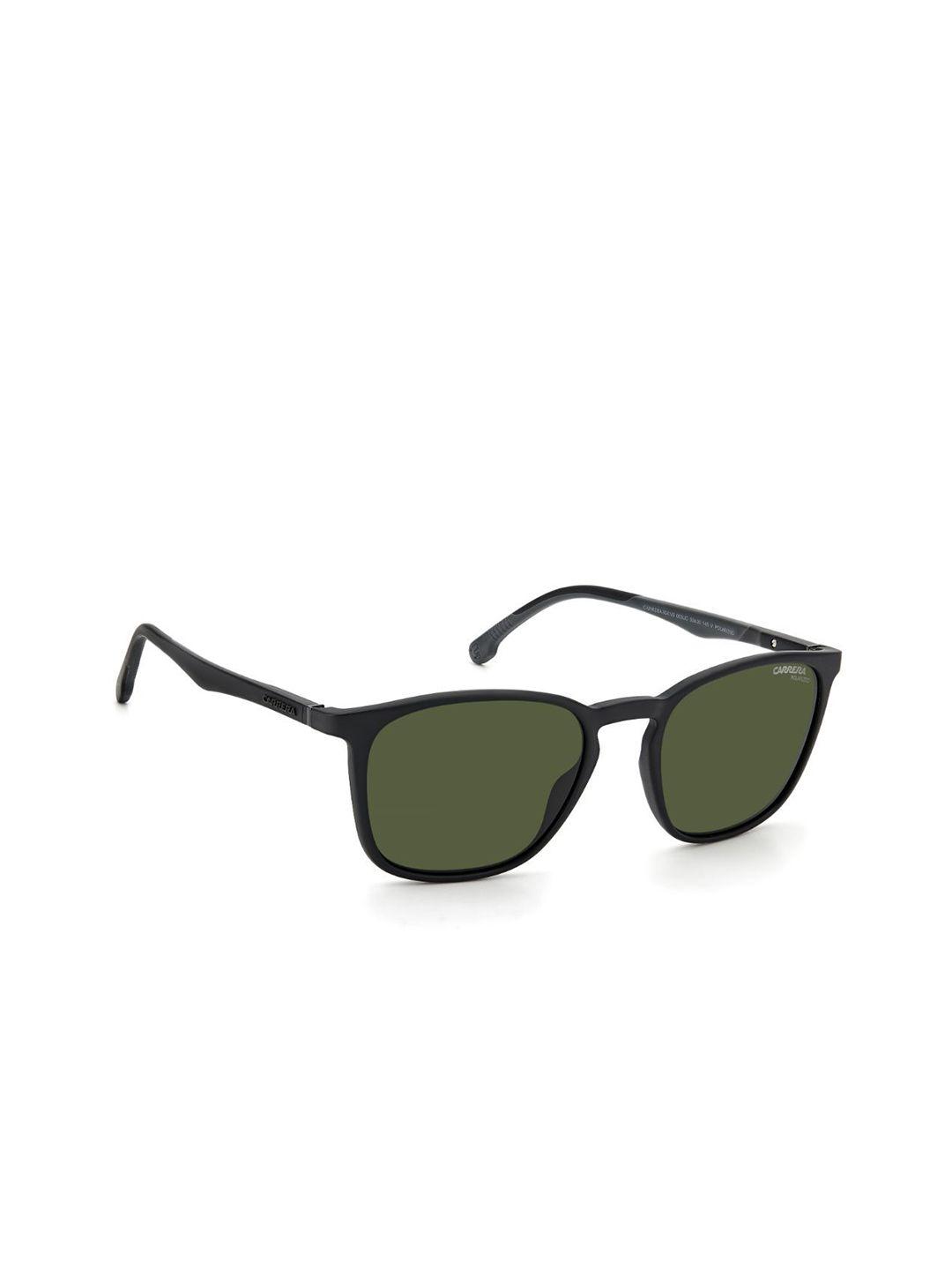 carrera men green lens & black other sunglasses with uv protected lens 20335700353uc