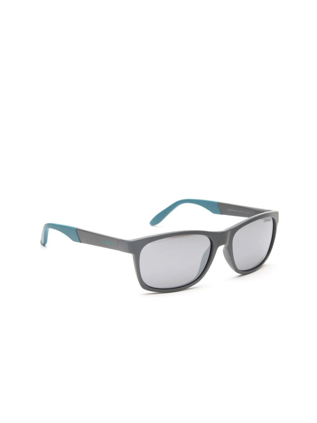 carrera unisex mirrored rectangle sunglasses 8021/s riw 56sf
