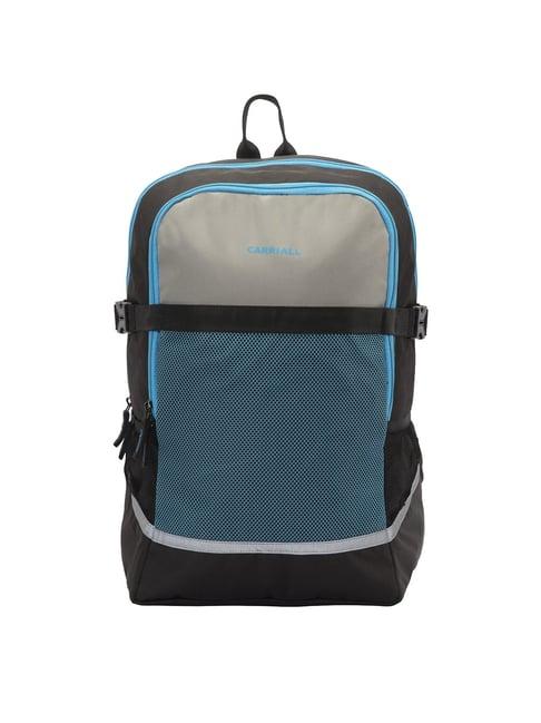carriall active light blue medium laptop backpack