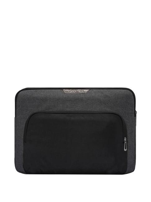 carriall noble black solid medium laptop sleeve