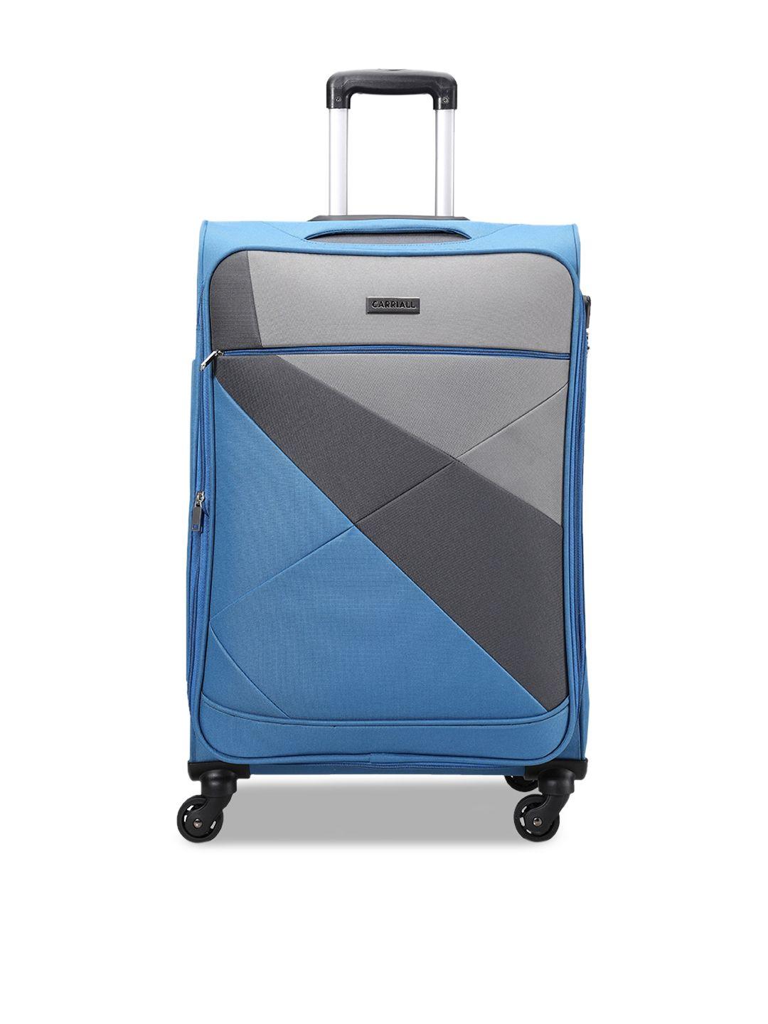 carriall assorted soft-sided medium trolley suitcase