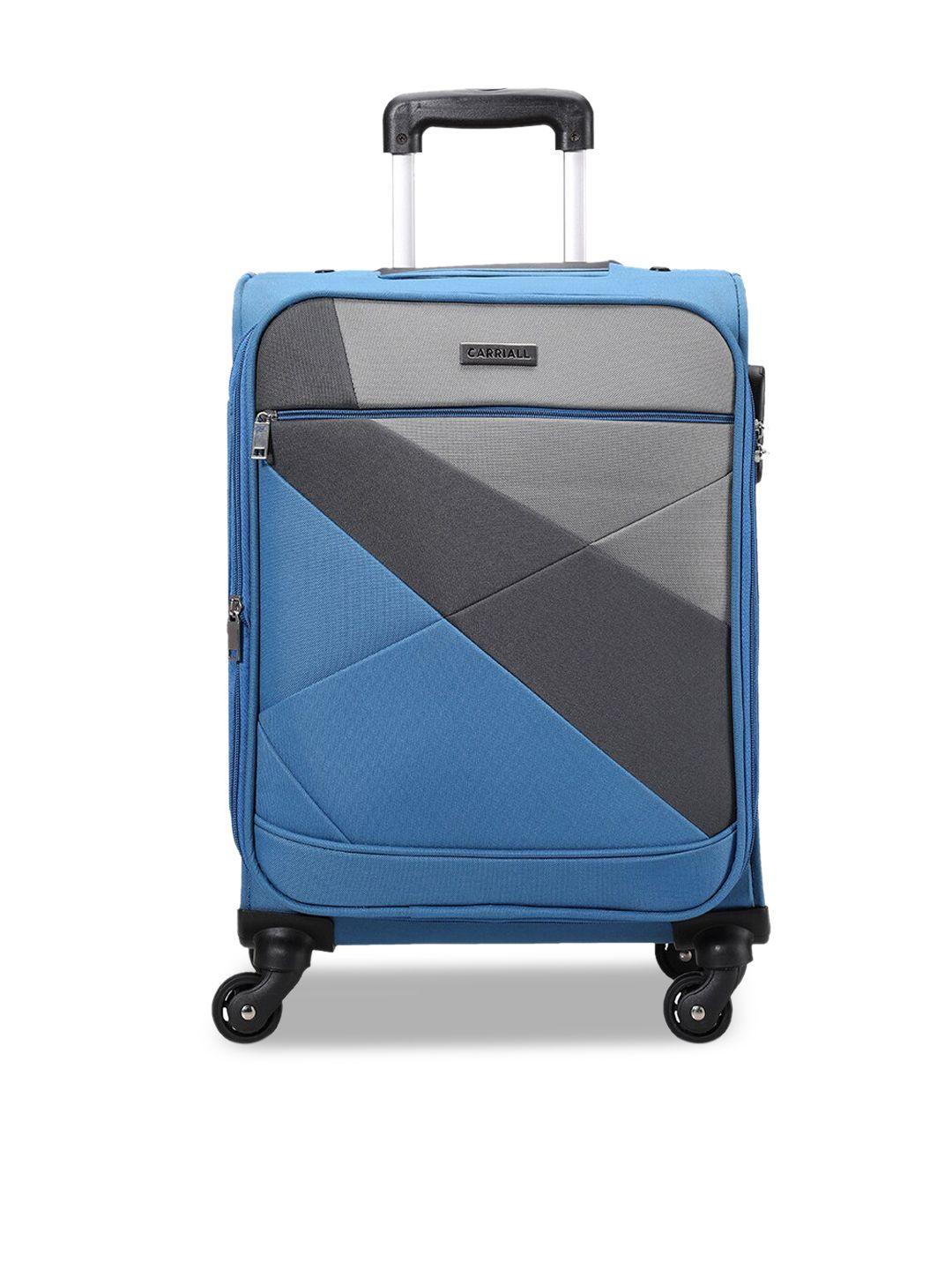 carriall blue small trolley bag