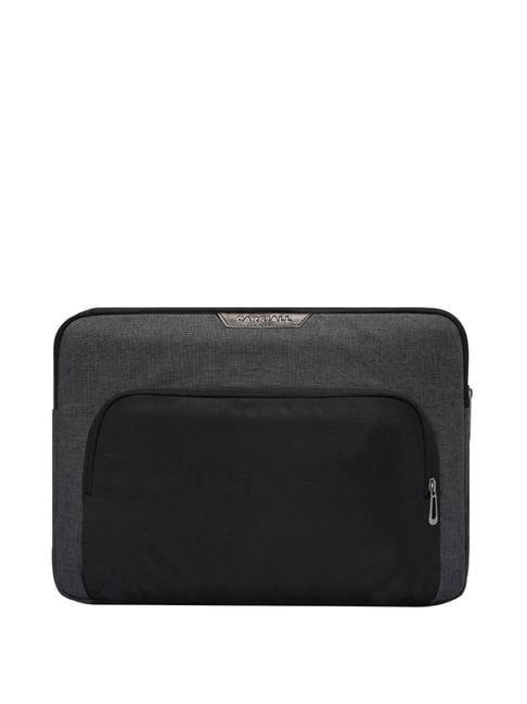 carriall noble black solid small laptop sleeve