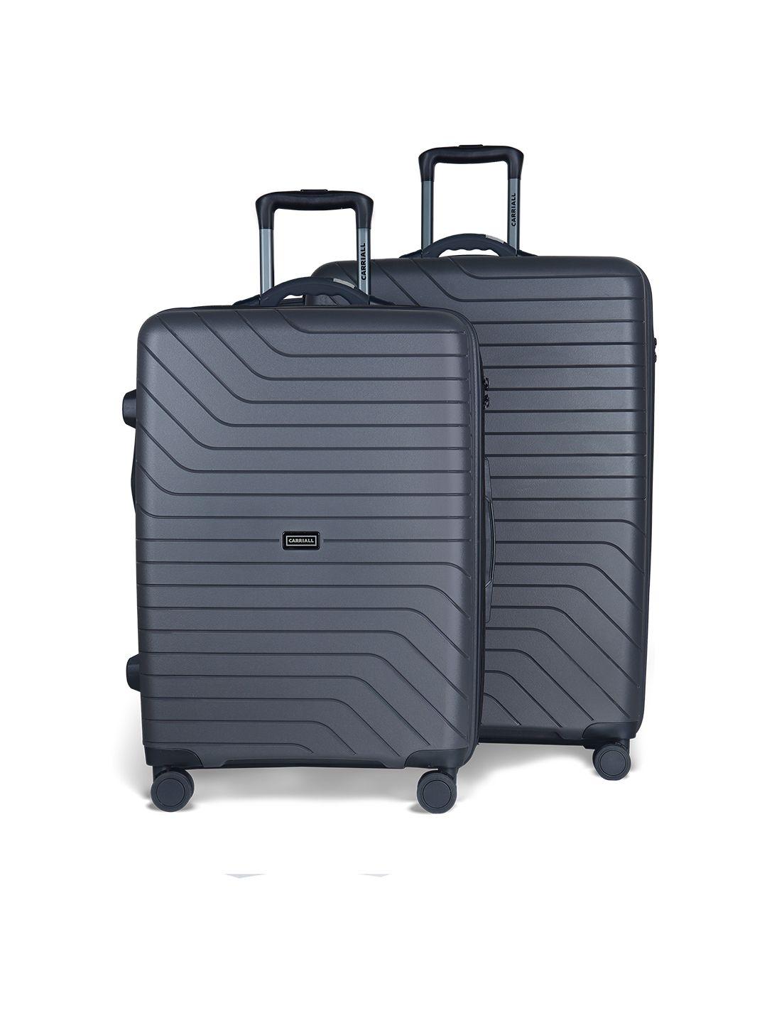 carriall set of 2 hard-sided trolleysuitcases