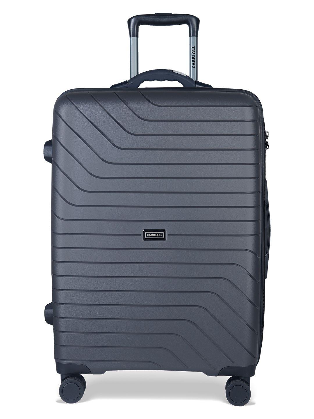 carriall smart check-in trolley luggage bag with inbuilt weighing scale & tsa lock
