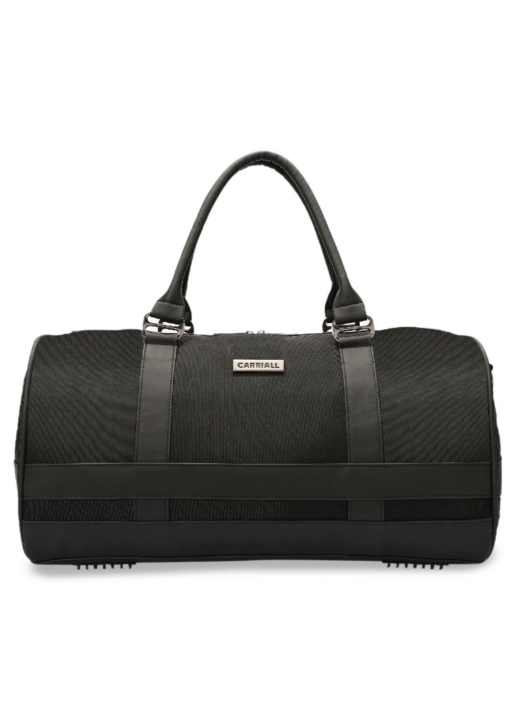 carriall textured travel duffel bag