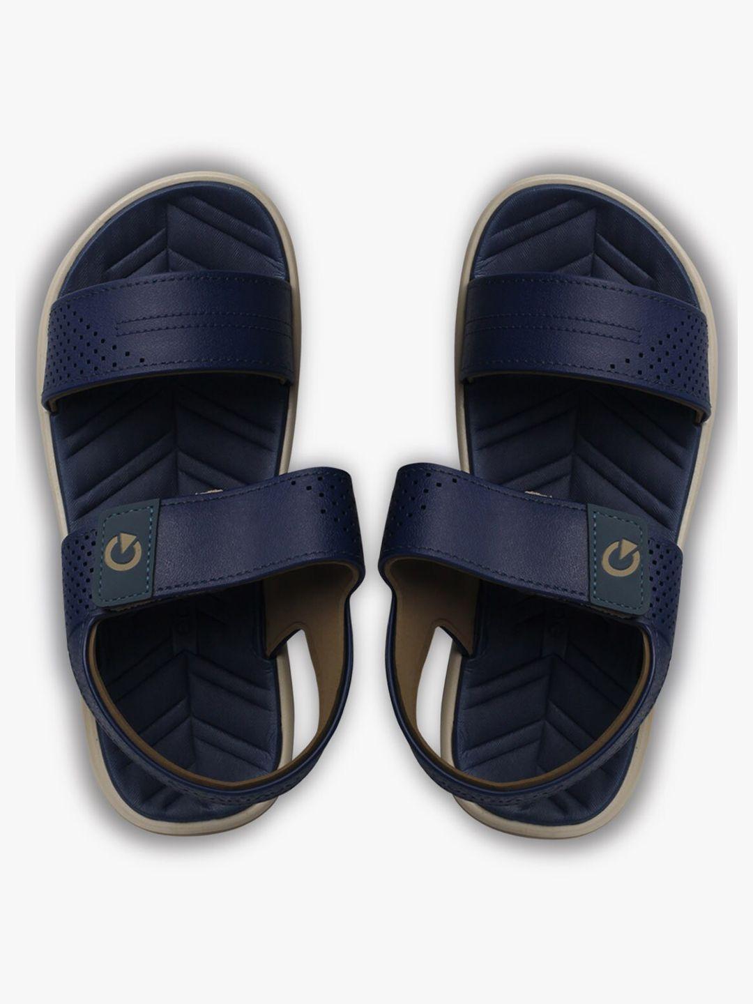 cartago men blue & beige comfort sandals