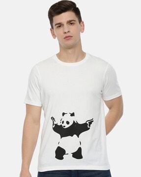 cartoon print t-shirt