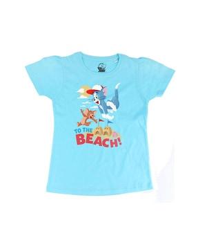 cartoon print tom & jerry t-shirt