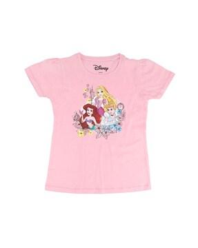 cartoon printed short-sleeve t-shirt