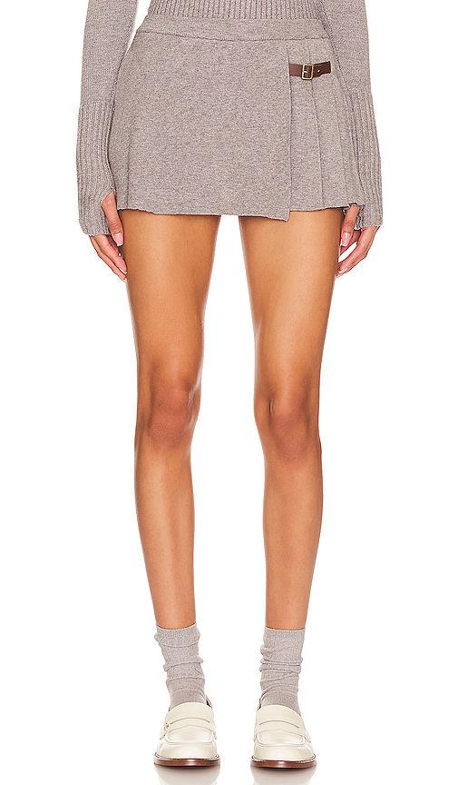 carver cloud knit skort