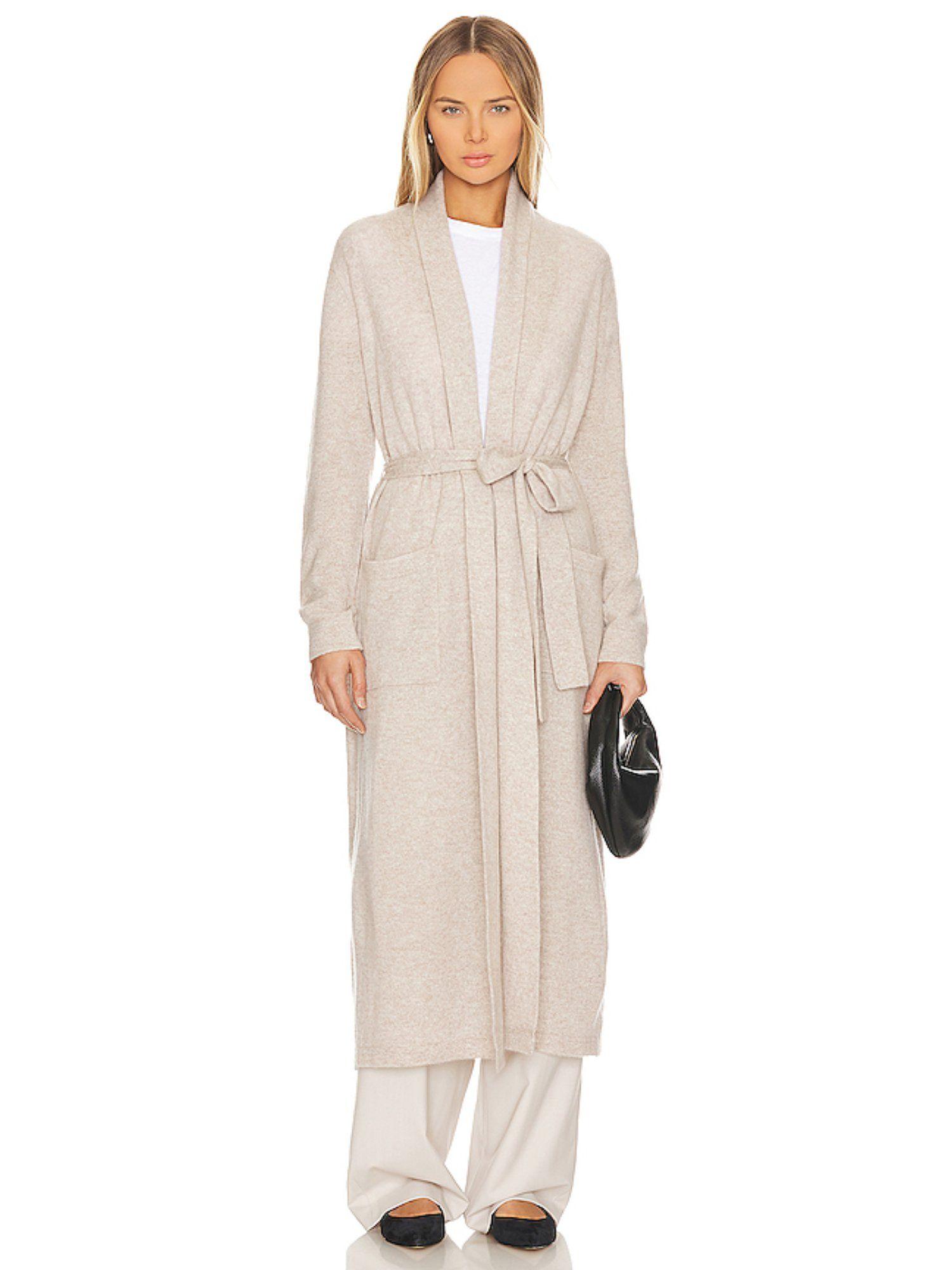 cashmere long robe