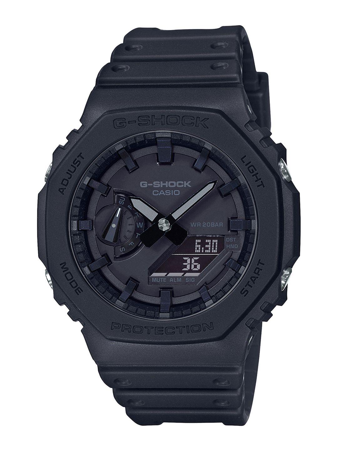 casio g-shock men black analogue and digital watch g987 ga-2100-1a1dr