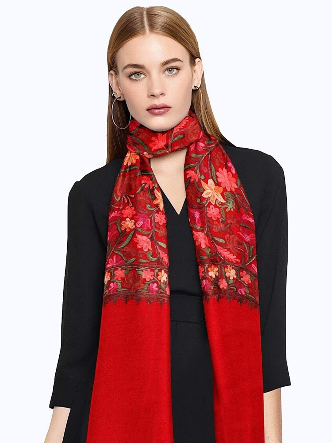 casmir women floral embroidered shawl
