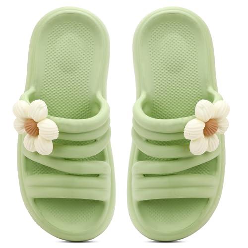 cassiey fashionable comfortable lightweight slipper, outdoor eva slipper for women- green