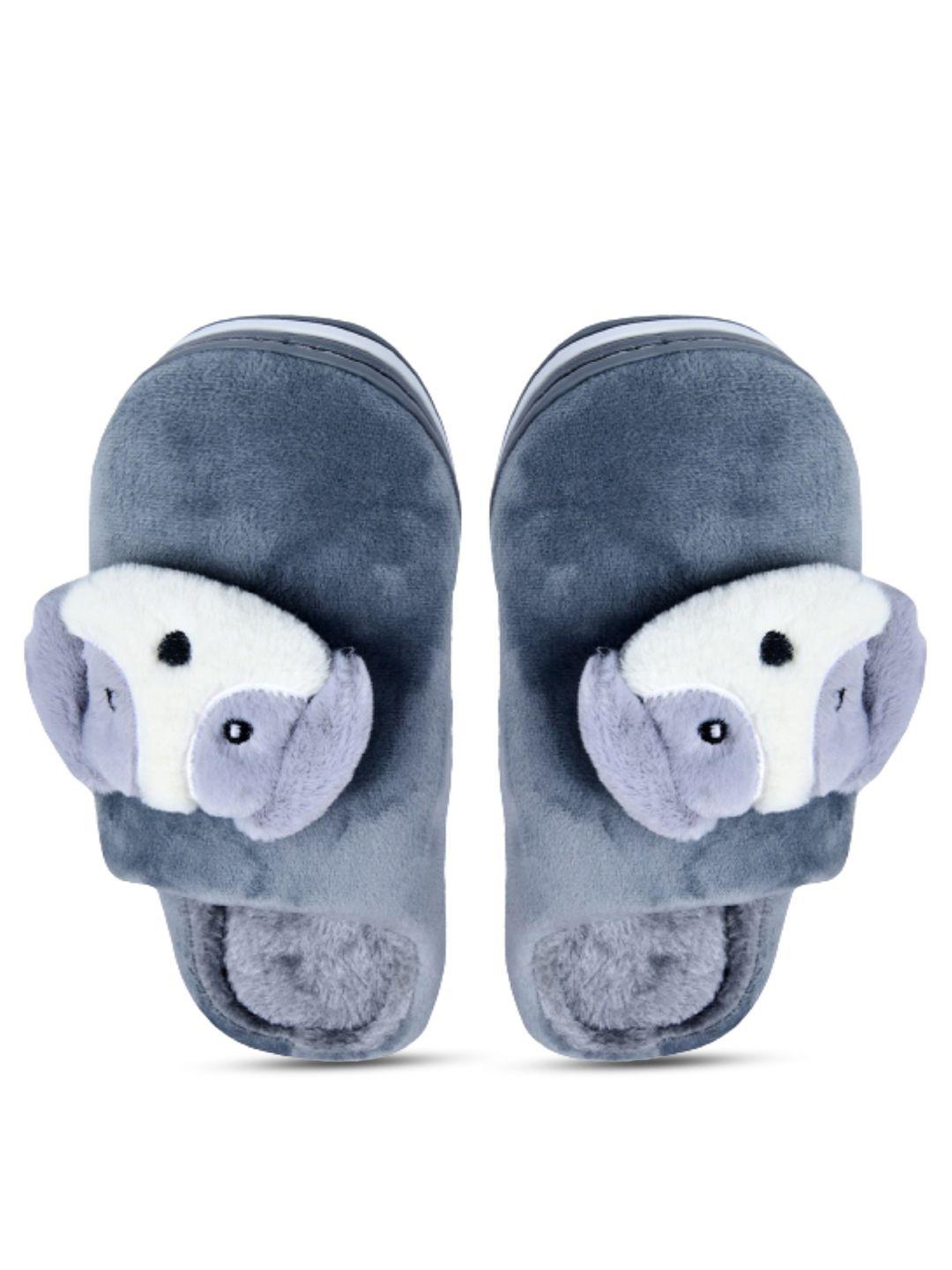 cassiey women grey & white room slippers