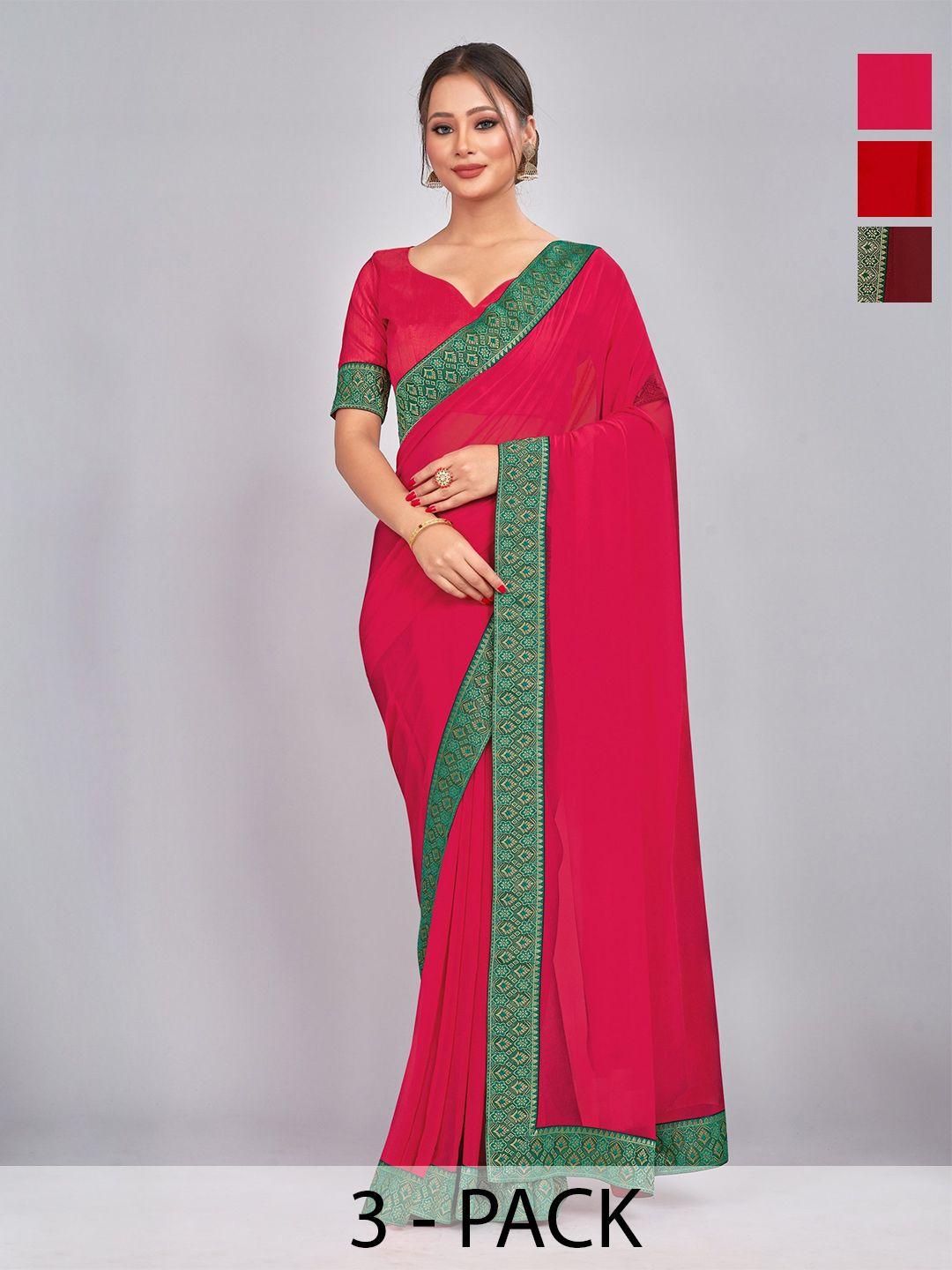 castillofab pure georgette saree