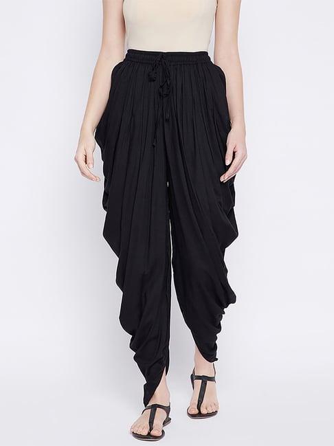 castle black regular fit dhoti pants