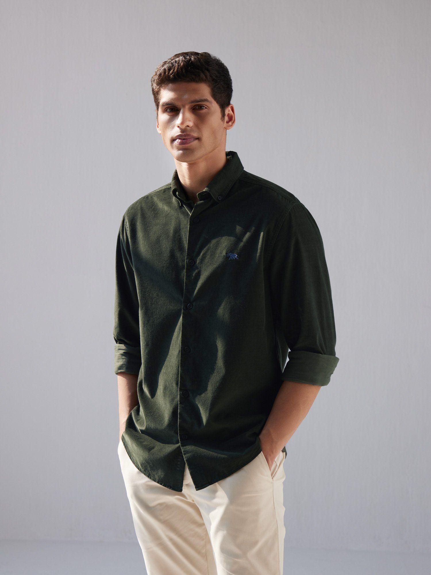 castle green slim shirt