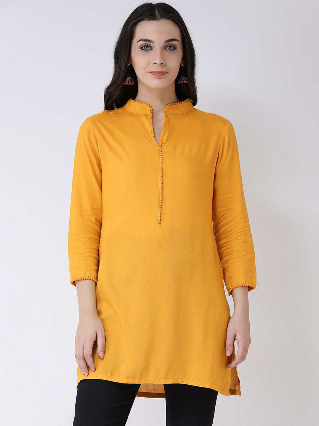 castle lifestyle band collar a-line kurti